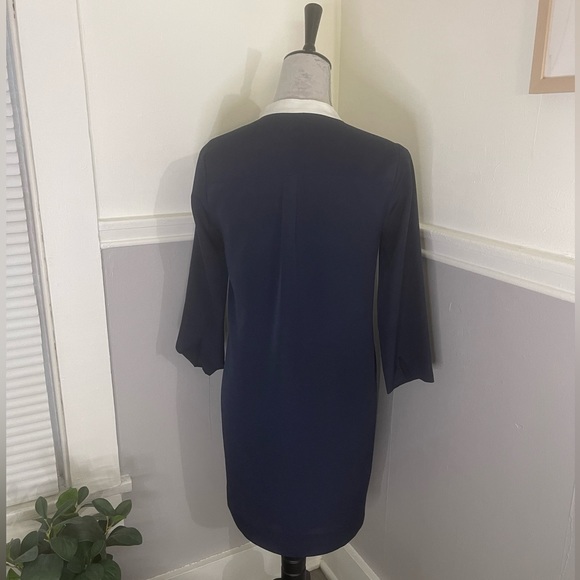 J. Crew Navy Shirt Dress - Picture 4 of 8